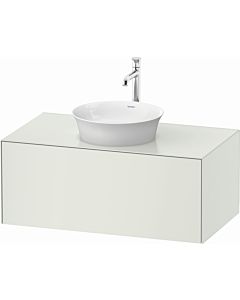 Duravit White Tulip vanity unit WT497603636 100 x 55 cm, white silk 2000 , wall-hung, match1 pull-out, 2000 console plate