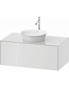 Duravit White Tulip vanity unit WT497608585 100 x 55 cm, Weiß Hochglanz , wall- 2000 , match2 pull-out, 2000 console plate