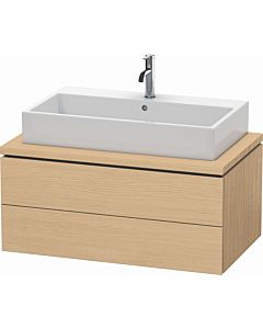 L-Cube Duravit vasque LC581803030 92 x 54,7 cm, chêne naturel, pour console, 2 tiroirs