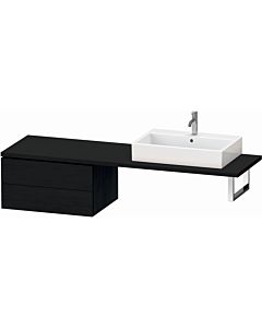 Duravit L-Cube base cabinet LC585901616 72 x 54.7 cm, black oak, for console, 2 drawers