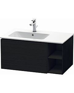 Duravit L-Cube meuble sous-vasque LC619101616 82x48,1x40cm, 2000 coulissant, lavabo à gauche, chêne noir