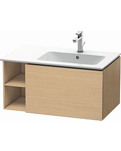Duravit L-Cube vanity unit LC619203030 82x48.1x40cm, 2000 pull-out, basin on the right, natural oak
