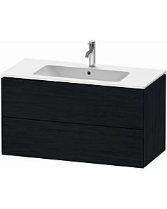 Duravit L-Cube vanity unit LC624201616 102 x 48, 2000 cm, black oak, 2 drawers, wall-hung