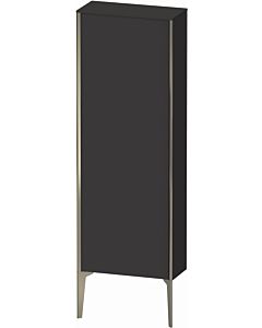 Duravit high cabinet XV1316LB180 50x24x133cm, matt champagne, door on the left, graphite supermatt