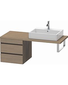 Duravit DuraStyle vanity unit DS533703535 50 x 54.8 cm, terra oak, for console, 2 drawers