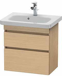 Duravit DuraStyle vanity unit DS647903030 58 x 36.8 cm, natural oak, 2 drawers, wall-hung