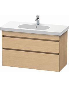 Duravit DuraStyle vanity unit DS648503030 100 x 45.3 cm, natural oak, 2 drawers, wall-hung