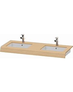 Duravit DuraStyle washbasin console DS829C03030 55x80x10cm, 2 cut-outs, natural oak
