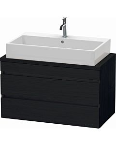 Duravit DuraStyle vasque DS530801616 90 x 47,8 cm, chêne noir, pour console, 2 tiroirs