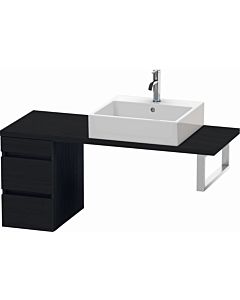 Duravit DuraStyle vasque DS532501616 30 x 47,8 cm, chêne noir, pour console, 2 tiroirs