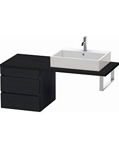 Duravit DuraStyle vanity unit DS533701616 50 x 54.8 cm, black oak, for console, 2 drawers