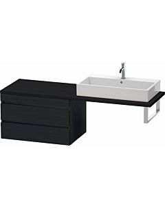 Duravit DuraStyle vanity unit DS533901616 80 x 54.8 cm, black oak, for console, 2 drawers