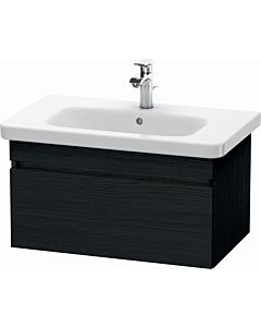 Duravit DuraStyle vanity unit DS638101616 73 x 44.8 cm, black oak, 2000 pull-out, wall-hung