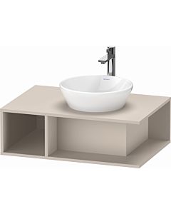Duravit D-Neo meuble sous-lavabo DE495809191 80 x 55 cm, Taupe Matt , 2000 compartiment, 2000 console console, montage mural