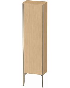 Duravit tall cabinet XV1315LB130 40x24x133cm, matt champagne, door on the left, natural oak