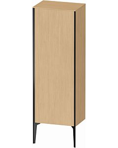 Duravit tall cabinet XV1326LB230 50x36x133cm, matt black, door on the left, natural oak
