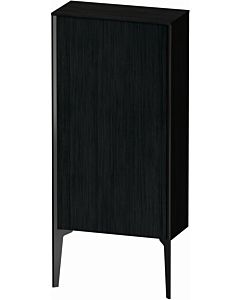 Duravit high cabinet XV1306LB216 50x24x89cm, matt black, door on the left, black oak