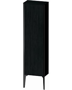 Duravit high cabinet XV1315LB216 40x24x133cm, matt black, door on the left, black oak