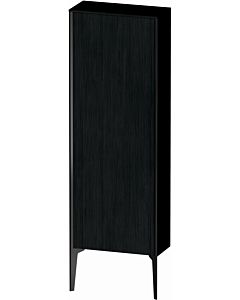 Duravit high cabinet XV1316LB216 50x133x24cm, 2000 door, matt black, hinged left, black oak