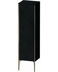 Duravit high cabinet XV1325LB116 40x36x133cm, matt champagne, door on the left, black oak