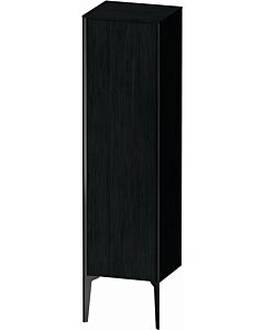 Duravit high cabinet XV1325LB216 40x36x133cm, matt black, door on the left, black oak