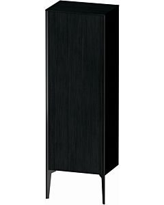 Duravit high cabinet XV1326LB216 50x36x133cm, matt black, door on the left, black oak