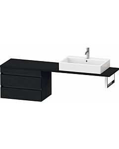 Duravit DuraStyle vanity unit DS534801616 70 x 47.8 cm, black oak, for console, 2 drawers