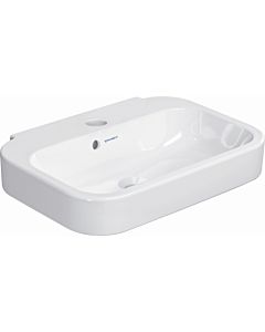 Duravit Happy D.2 Hand washbasin 07095000001 50 x 36 cm, white, wondergliss, with overflow