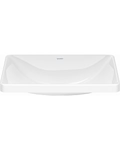 Duravit D-Neo built-in washbasin 03586000791 without tap hole and overflow, white wondergliss