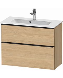 Duravit D-Neo vanity unit DE436903030 81 x 37.2, natural oak, wall- 2000 , match1 drawer, 2000 pull-out