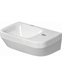 Duravit no. 2000 hand washbasin 07453600412 36x22cm, tap hole on the right, without overflow, with tap hole platform, white