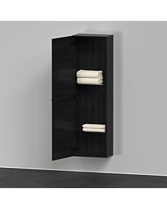Duravit D-Neo medium-high cabinet DE1318L1616 40 x 24 cm, black oak, 2000 door, left, 4 glass shelves