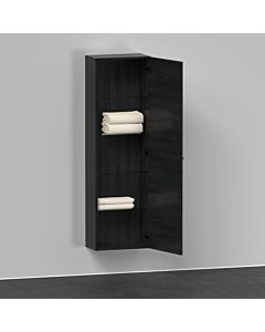 Duravit D-Neo armoire moyenne DE1318R1616 40 x 24 cm, chêne noir, 2000 porte, droite, 4 étagères en verre