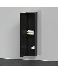 Duravit D-Neo tall cabinet DE1328L1616 40 x 36 cm, black oak, 2000 door, left, 5 glass shelves