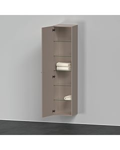 Duravit D-Neo armoire haute DE1328L4343 40 x 36 cm, Basalt Matt , 2000 , gauche, 5 étagères en verre