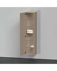 Duravit D-Neo armoire haute DE1328L7575 40 x 36 cm, Leinen , 2000 , gauche, 5 étagères en verre