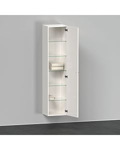 Duravit D-Neo armoire haute DE1328R2222 40 x 36 cm, Weiß Hochglanz , 2000 porte, droite, 5 étagères en verre
