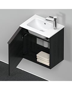 Duravit D-Neo meuble sous-vasque DE4259L1616 41 x 27,4 cm, chêne noir, 2000 , porte match1, gauche