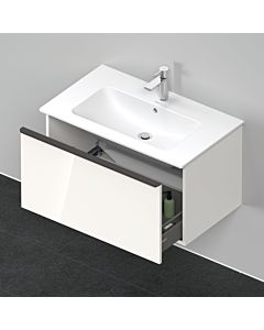 Duravit D-Neo meuble sous-vasque DE426202222 81 x 46,2 cm, Weiß Hochglanz , 2000 , match2 coulissant