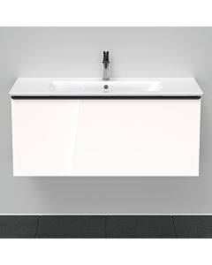 Duravit D-Neo Waschtisch-Unterschrank DE426302222 101 x 46,2 cm, Weiß Hochglanz, wandhängend, 1 Auszug