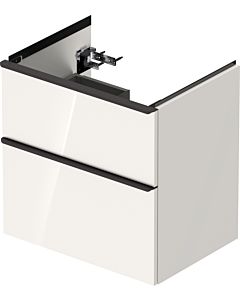 Duravit D-Neo vanity unit DE435402222 63.4 x 45.2 cm, Weiß Hochglanz , wall- 2000 , match2 drawer, 2000 pull-out