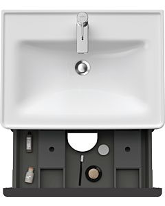 Duravit D-Neo vanity unit DE435404949 63.4 x 45.2 cm, Graphit Matt , wall- 2000 , match2 drawer, 2000 pull-out