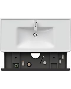 Duravit D-Neo vanity unit DE435607575 98.4 x 45.2 cm, Leinen , wall- 2000 , match2 drawer, 2000 pull-out