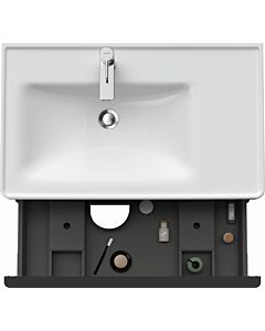 Duravit D-Neo vanity unit DE435704949 78.4 x 45.2 cm, Graphit Matt , wall- 2000 , match2 drawer, 2000 pull-out