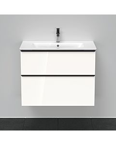 Duravit D-Neo meuble sous-vasque DE436202222 81 x 46,2 cm, Weiß Hochglanz , 2000 , tiroir 2000 coulissant match2