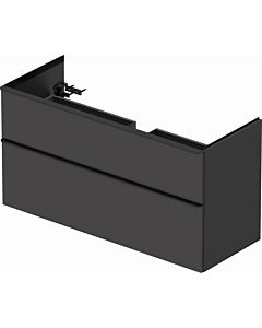 Duravit D-Neo vanity unit DE436404949 121 x 46.2 cm, Graphit Matt , wall- 2000 , match2 drawer, 2000 pull-out