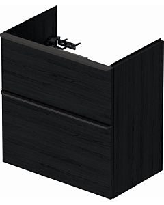 Duravit D-Neo meuble sous-lavabo DE436801616 61 x 37,2cm, chêne noir, suspendu , 1 tiroir sur rail, 1 tiroir