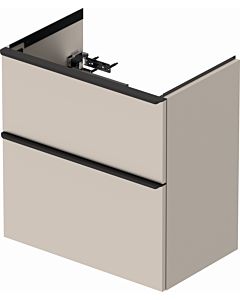 Duravit D-Neo vanity unit DE436809191 61 x 37.2, Taupe Matt , wall- 2000 , match2 drawer, 2000 pull-out