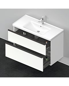 Duravit D-Neo meuble sous-vasque DE435601818 98,4 x 45,2 cm, Weiß Matt , 2000 , tiroir 2000 coulissant match2