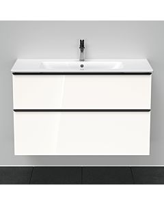 Duravit D-Neo meuble sous-vasque DE436302222 101 x 46,2 cm, Weiß Hochglanz , 2000 , tiroir 2000 coulissant match2